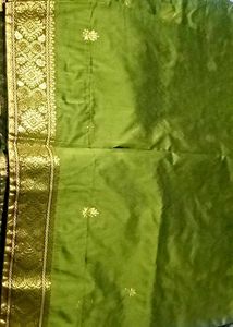 Elegant Green Silk Saree
