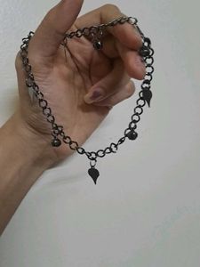 ✨Y2K Gothic Anklet with Heart Charms