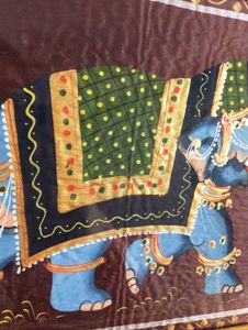 Elephant Cloth Painting