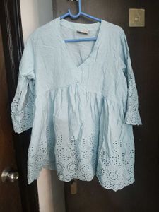 Stylish Blue Tunic Top by Westside....