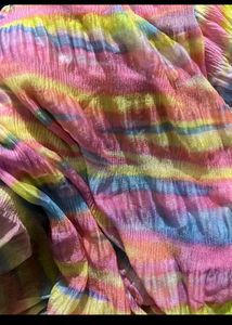 Colorful Pleated fabric