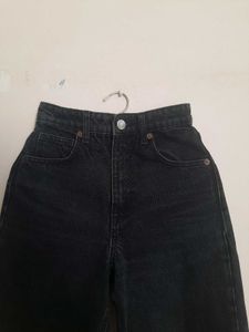 ZARA Black Flared Denim