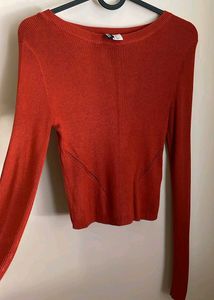 Ribbed Long Sleeve Top