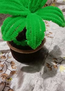 Handmade Pipe Cleaner Palm Tree Decor