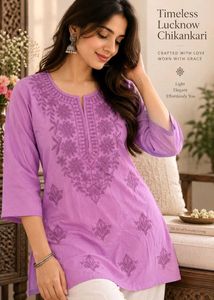 Elegant Lucknow Chikankari Kurta