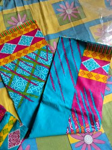 Vibrant Cotton dress material