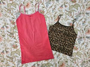 Set of 2 Spaghetti Strap Tops