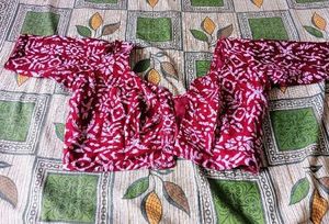 Elegant Maroon Saree