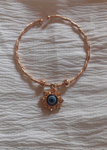 Rose Gold Evil Eye Bracelet