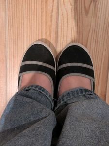 Stylish Black & Grey Casual Shoes