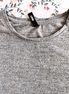 Max Half Sleeves Gray Tshirt