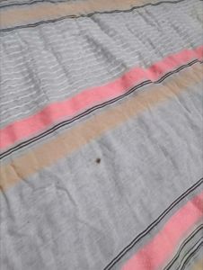 Striped kaftan with Tassels
