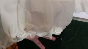 Cream Gharara