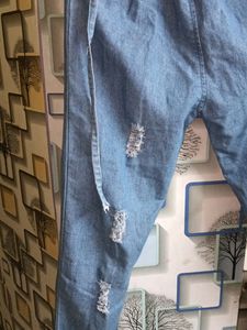 Ripped Flared Jeans