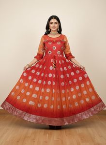 Elegant Ethnic Gown with Unique Design