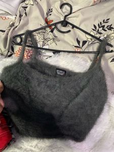 Cozy Fuzzy Crop Top - Perfect for Nights Out