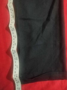 Men's Black Formal Trousers - carrot fit