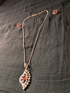 Elegant Pendant and Earring Set