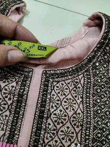 200 For One Superb 🍑kurta black⚫plazo
