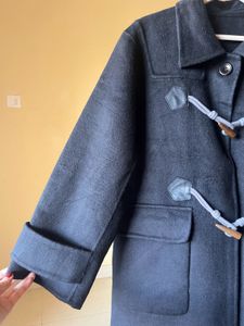 Elegant Black Longline Coat