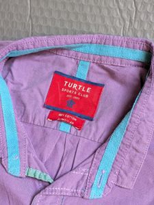 Men's Purple Casual Shirt