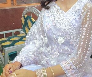 Elegant Lavender Embroidered Lehenga Choli