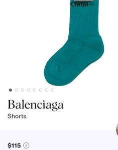 Orginal Balenciaga Green Socks