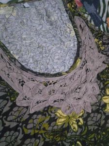 Floral Print Lace Trim Tank Top