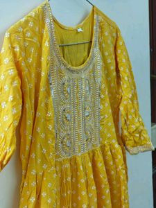 Beautiful Yellow Kurta Set