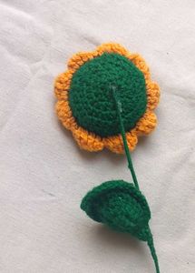 Crochet big Sunflower