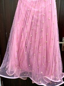 Onion Colour Showroom Piece Lehanga
