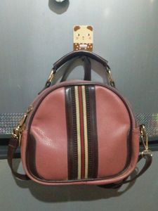 Imported Dark Pink Sling/Hand Bag