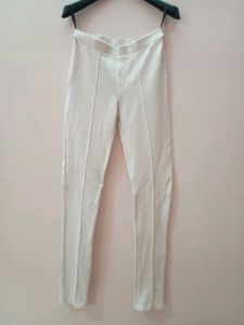 White Treggings (Trousers+ Leggings)