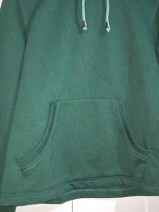 Dark Green Hooded Sweatshirt