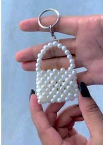 Pearl Mini Bag customized Keychain