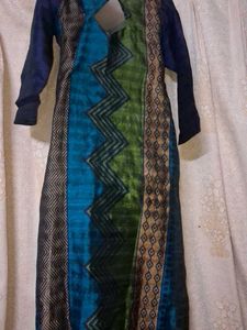 Stylish Blue &amp; Green Kurta
