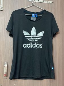 Adidas Black Trefoil T-Shirt for L and Xl