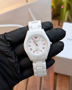 Emporio Armani White Ceramic Watch