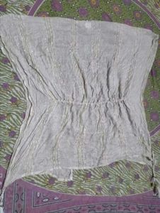 Boho Sparkly Kimono Tunic Top