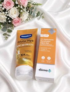 Vaseline & Derma Co Sunscreen Combo