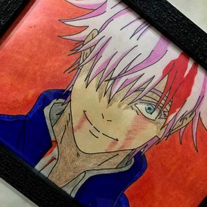 Anime Handmade Art of Gojo Satoru