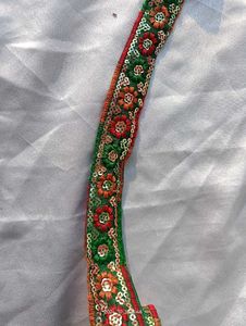 Green Lace/ Border For Sare/Dupatta