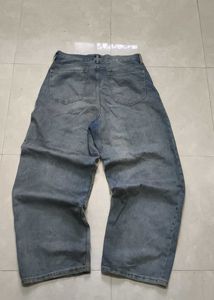 Baggy Light Wash Denim Jeans (New condition)