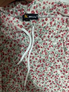 Floral Crop Top &amp; Pants Set