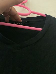 Classic Black V-Neck Tee