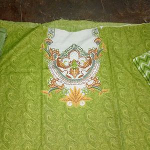Beautiful Green Dress Material