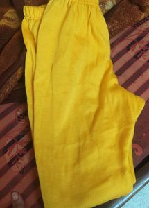 Woolen Legging Yellow Bright Colour