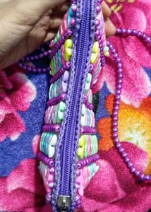 Butterfly Beaded Mini Bag