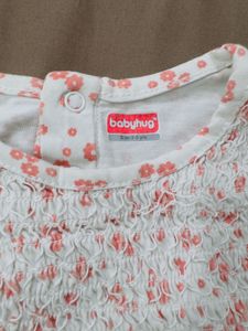 Baby Girl Floral Smocked Top