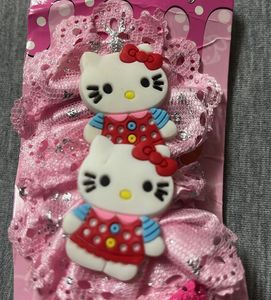 Cute Hello Kitty Hair Clips (Set of 4)